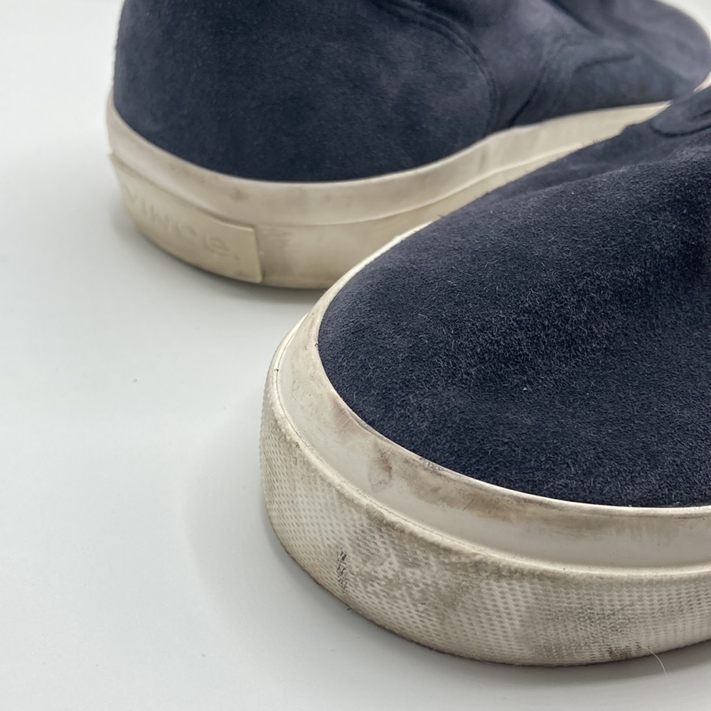 Vince Navy Blue Suede Slip On Sneaker Shoes Men's EU Size 43 = US Size 9… - Picture 3 of 11